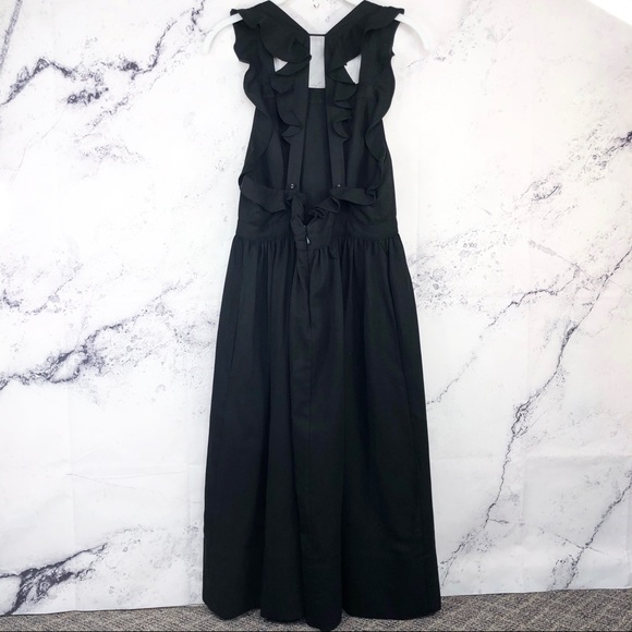 NEW Ulla Johnson Willa ruffle open back dress 10 - Picture 7 of 8